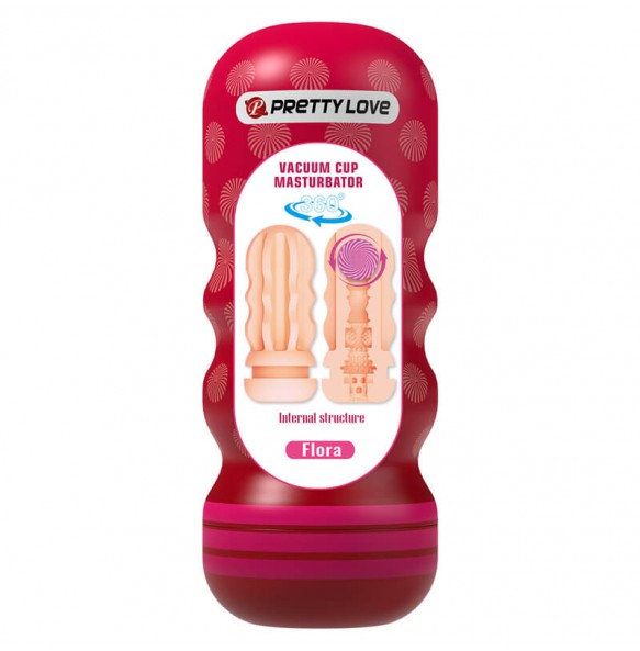 PRETTY LOVE - Flora Vacuum Cup Masturbator With Red Sucker Ball PRETTY LOVE - Flora Vacuum Cup Masturbator With Red Sucker Ball